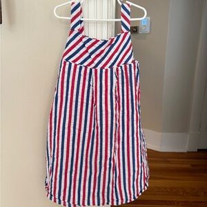 Tommy Bahama Red, White, and Blue Striped Dress Americana girls 8